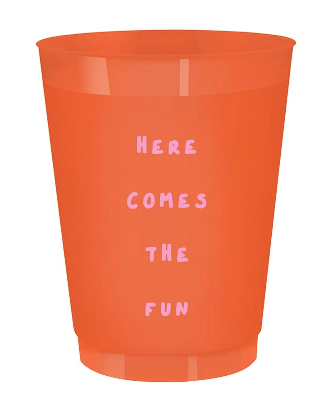 16oz Party Cups, Set of 8 - Here Comes The Fun