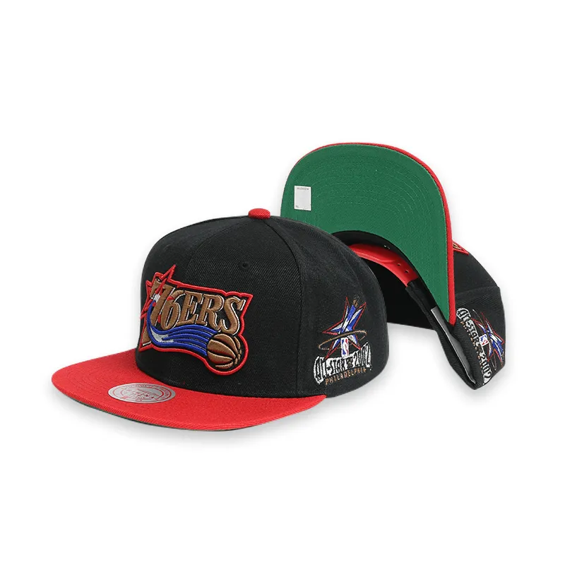 [6HSSMM20272-P76BKRD] Philadelphia 76ers All Star Black Men's Snapback