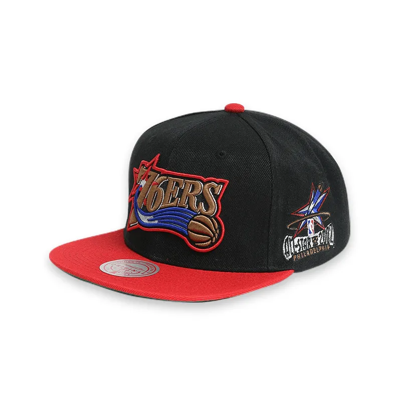 [6HSSMM20272-P76BKRD] Philadelphia 76ers All Star Black Men's Snapback