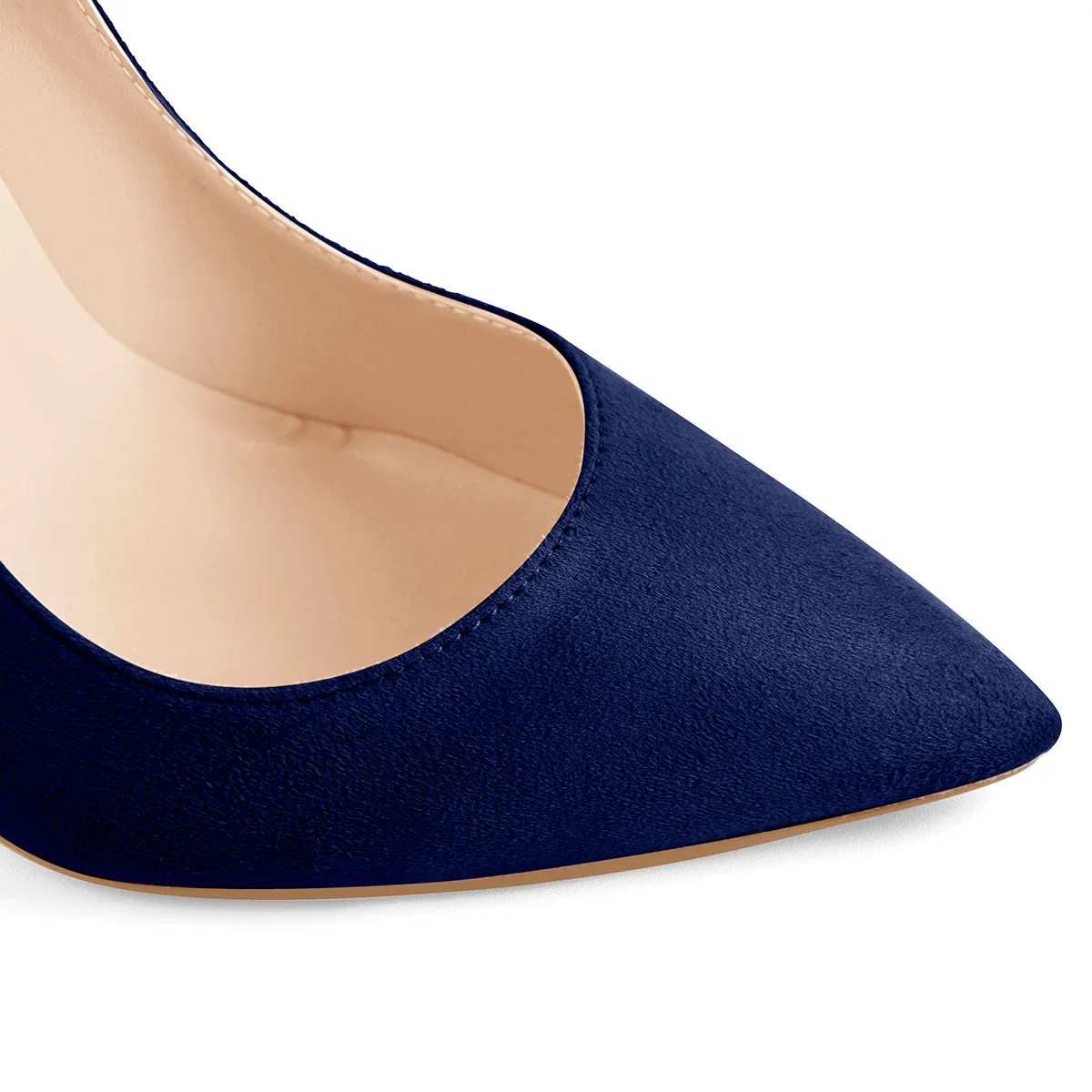 Blue Pointed Toe Stilettos in 8cm, 10cm, 12cm Heights