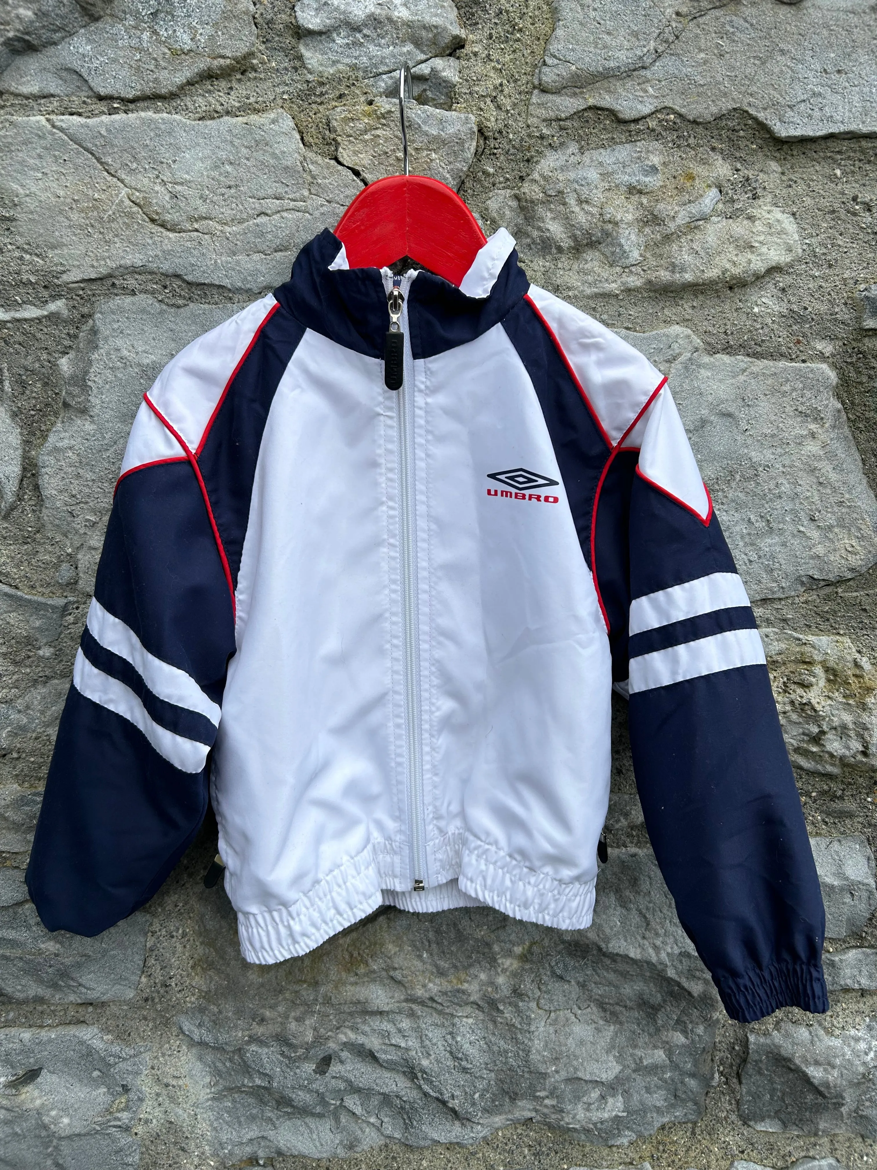 90s white toddler sport jacket size 2-3 years (92-98cm)