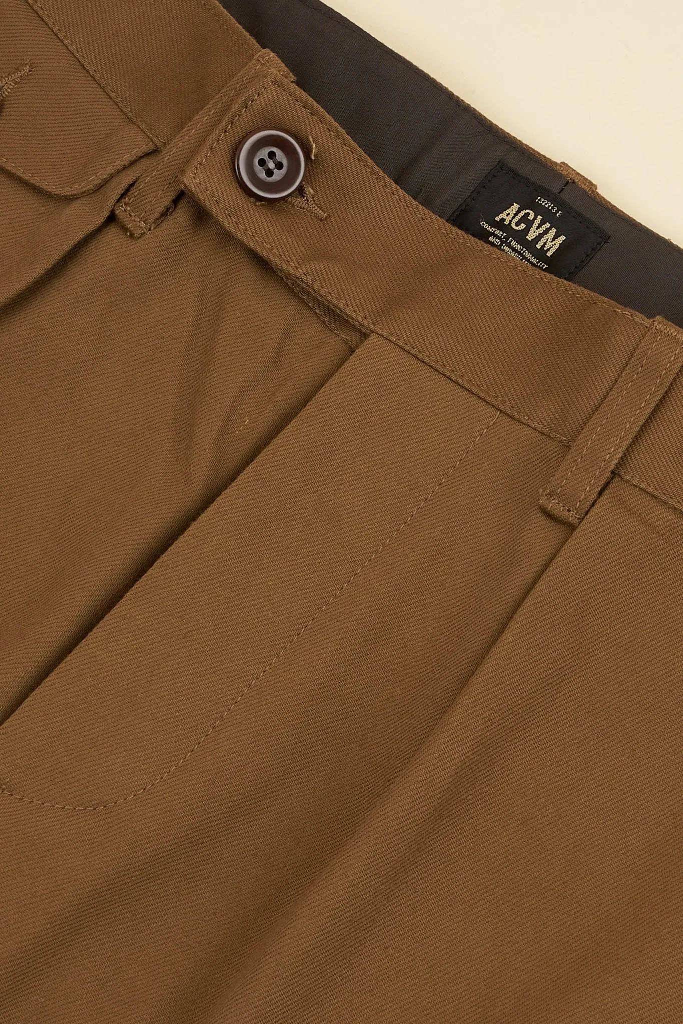 Addict Clothes Single Pleated Army Trousers - Khaki