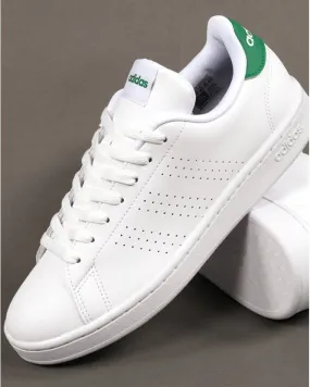 Adidas Advantage Trainers White Green