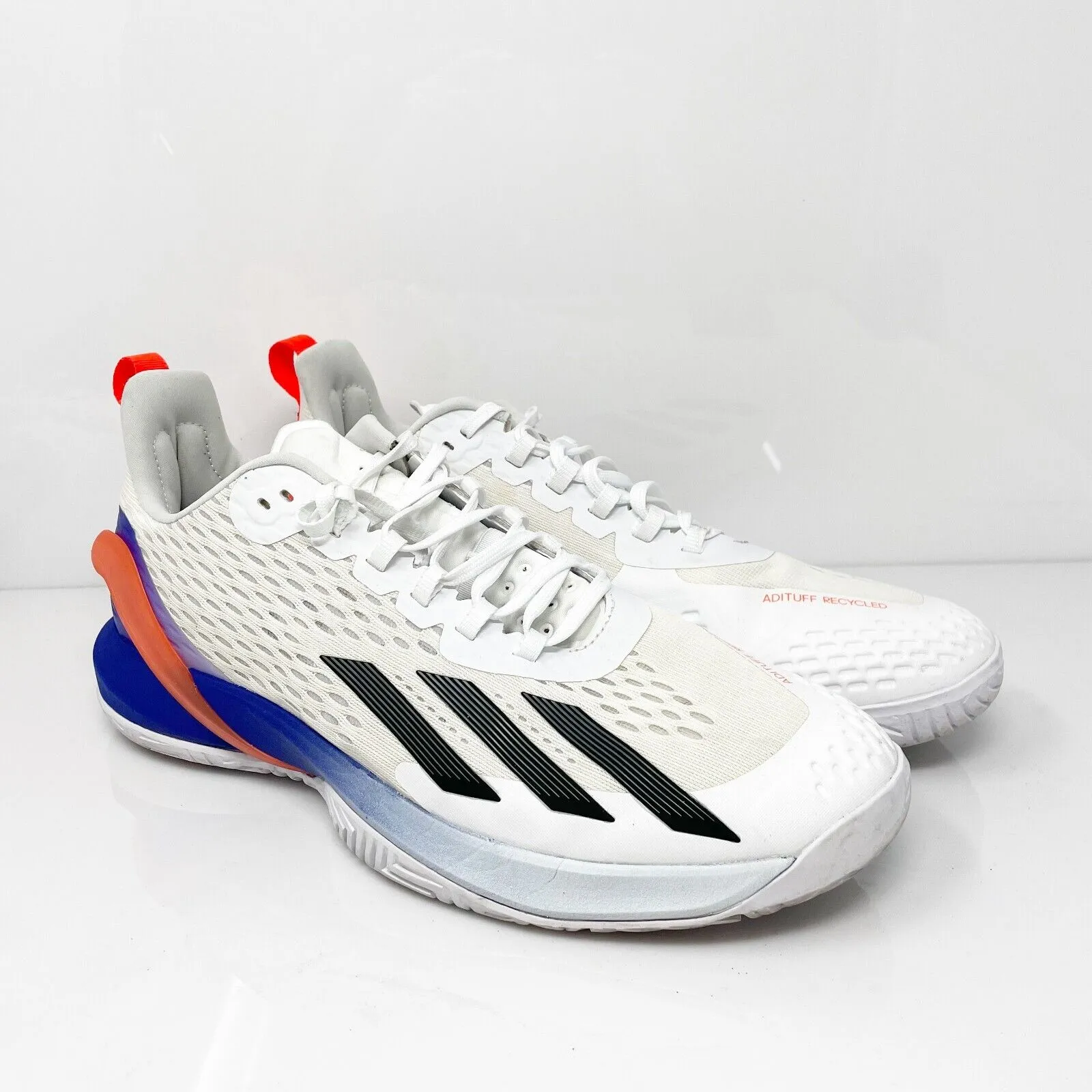 Adidas Mens Adizero Cybersonic GY9634 White Running Shoes Sneakers Size 11.5