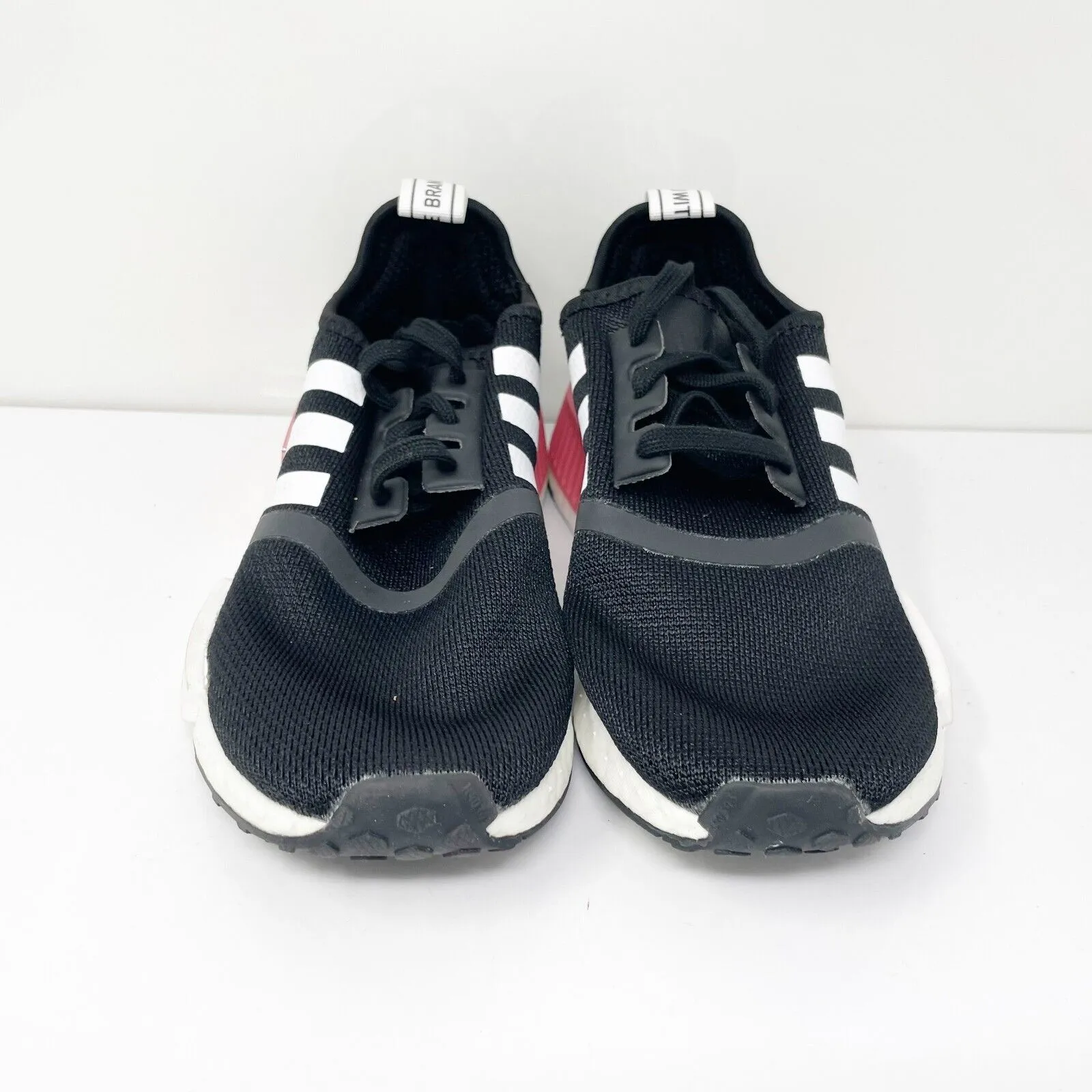 Adidas Womens NMD R1 FY3771 Black Running Shoes Sneakers Size 6