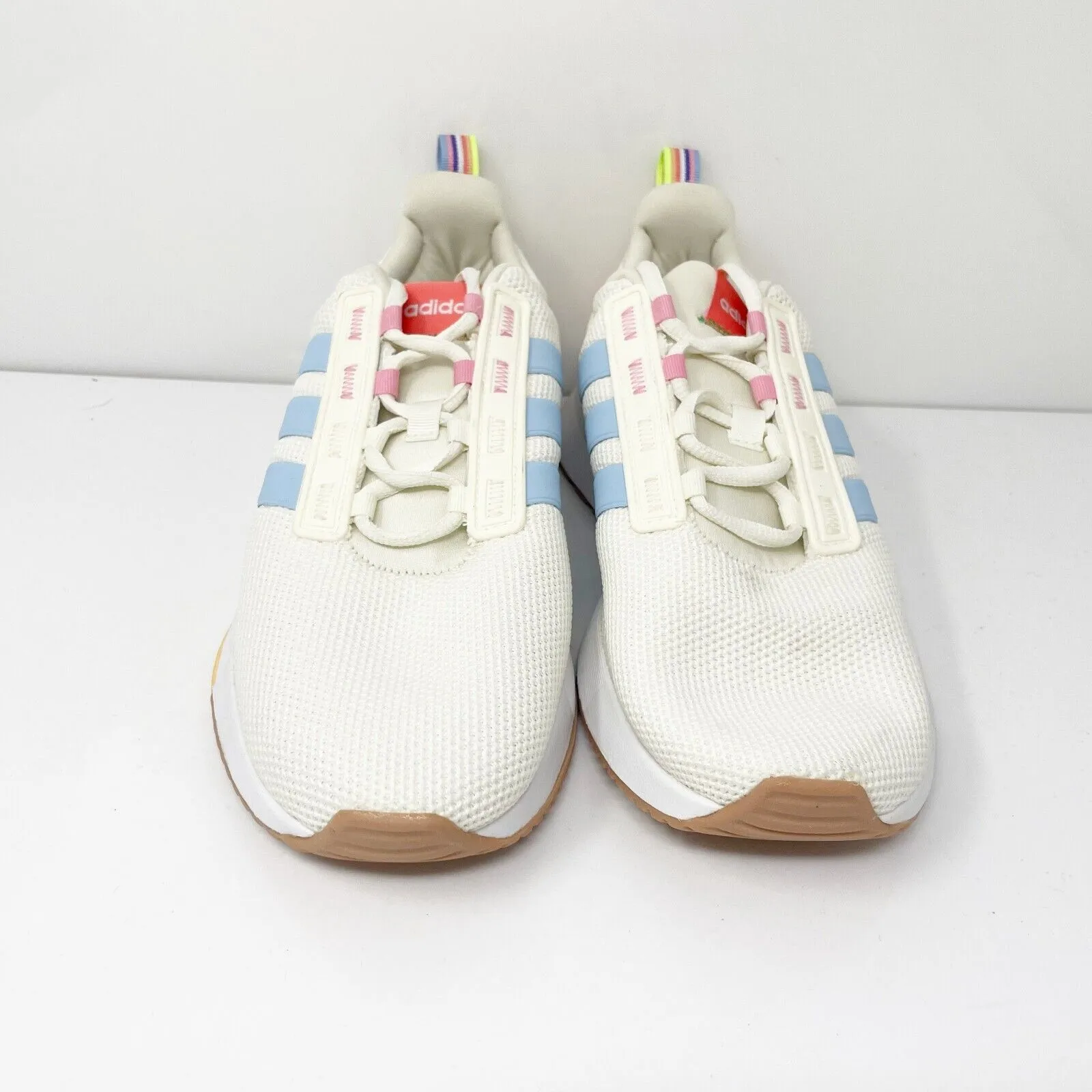 Adidas Womens Racer TR21 GZ1992 White Running Shoes Sneakers Size 8