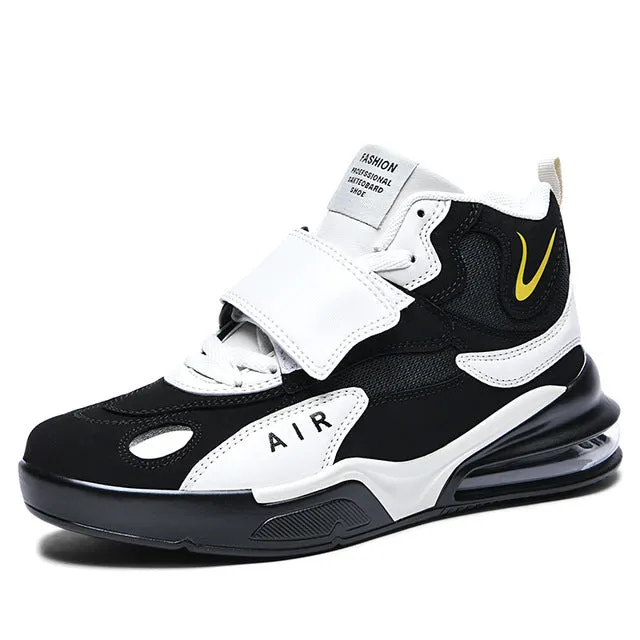 Air-Cushion Leather Sneakers Men's