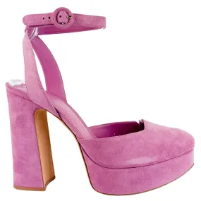 Alexandre Birman Vita Suede Platforms in Mauve