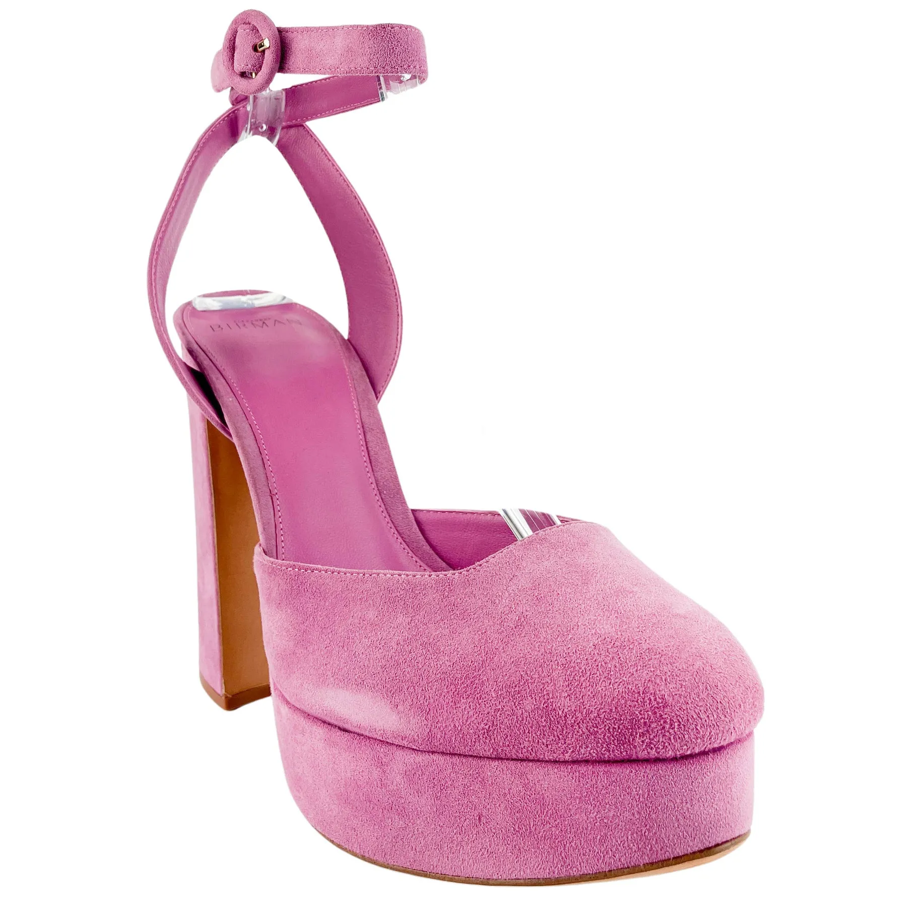 Alexandre Birman Vita Suede Platforms in Mauve