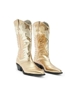 Metallic Boots AllSaints Dixie