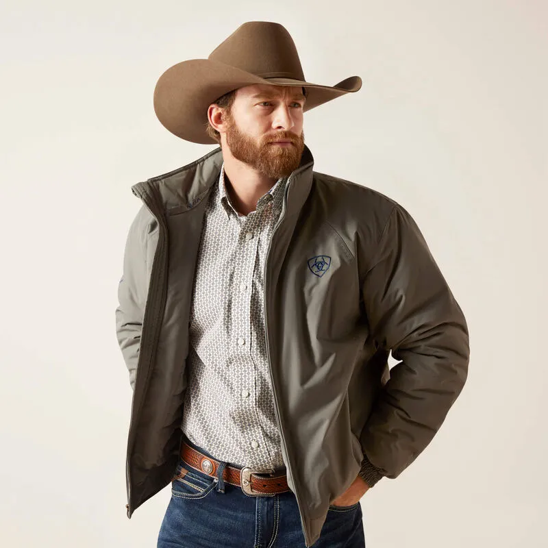 Ariat Men's Insulated Jacket in Jetty Grey - Team Collection