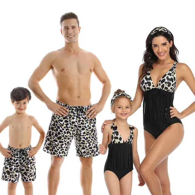 AshoreShop Family Swimwear Matching Mother Daughter Father Son