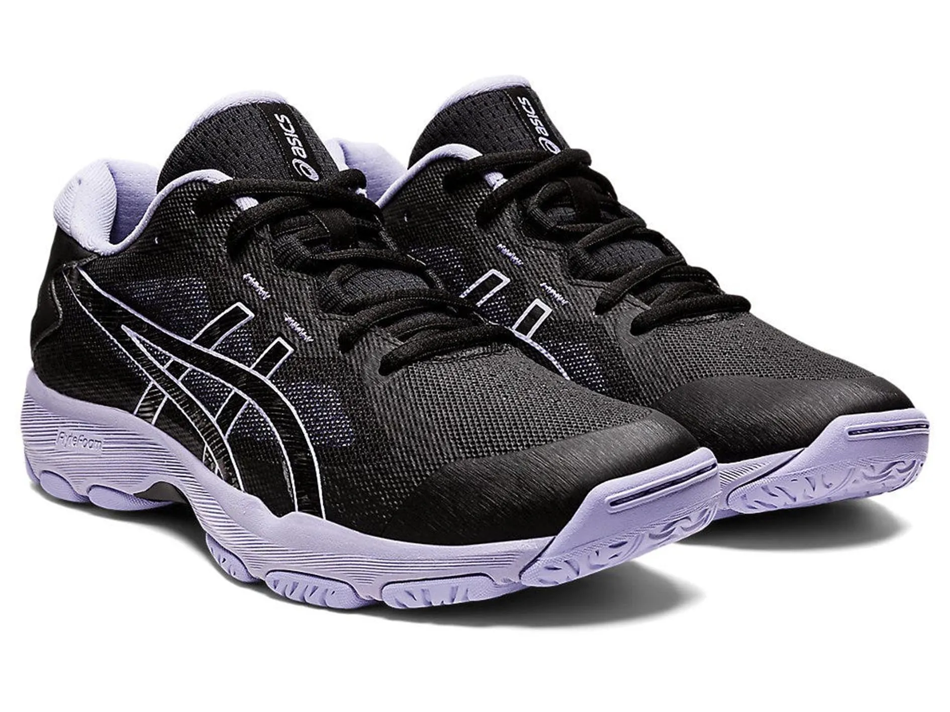 Asics Women's Netburner Academy 9 Volleyball Shoes - Black/White 