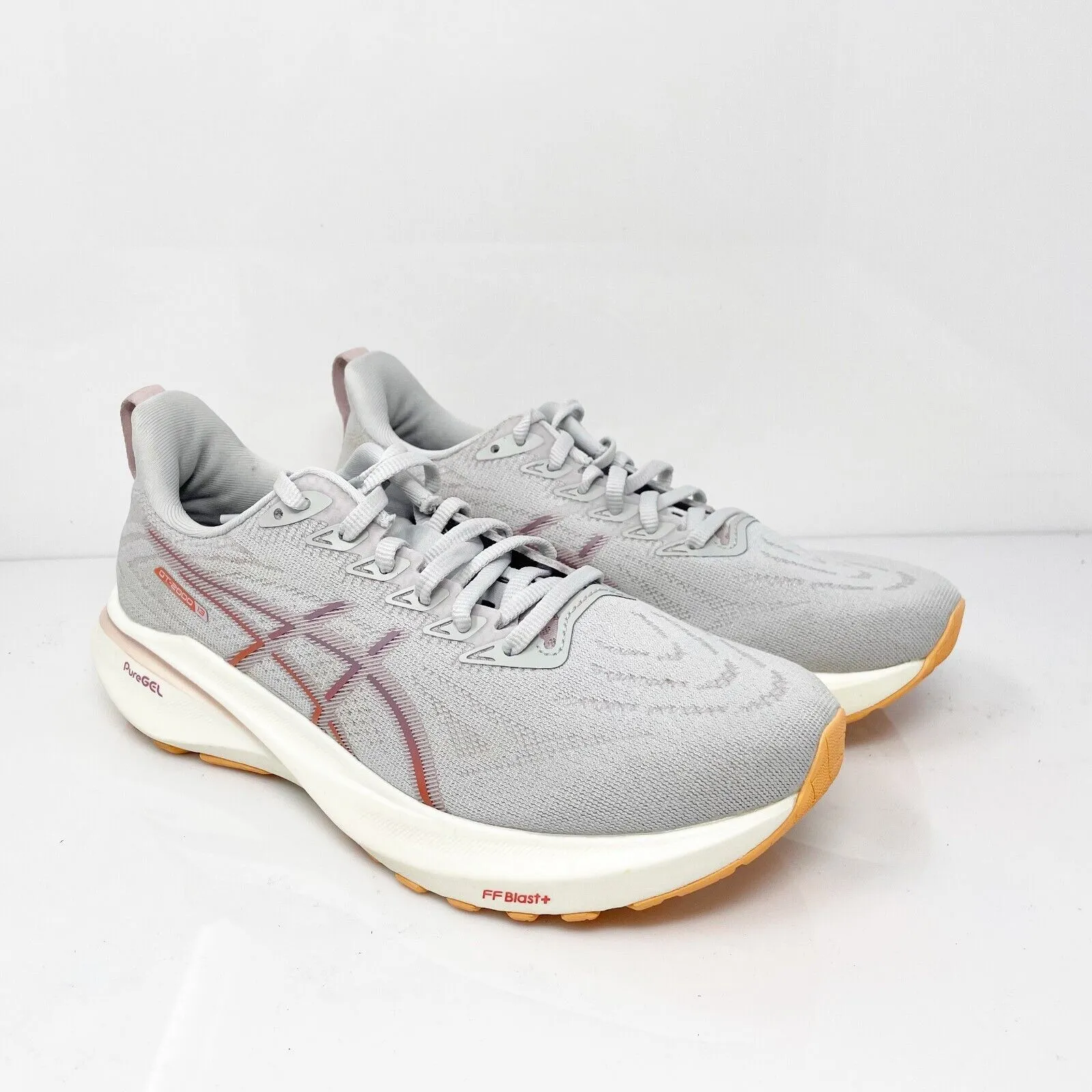 Asics Womens GT 2000 13 1012B666 Gray Running Shoes Sneakers Size 8