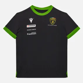 Automobili lamborghini squadra corse kid's black sports t-shirt