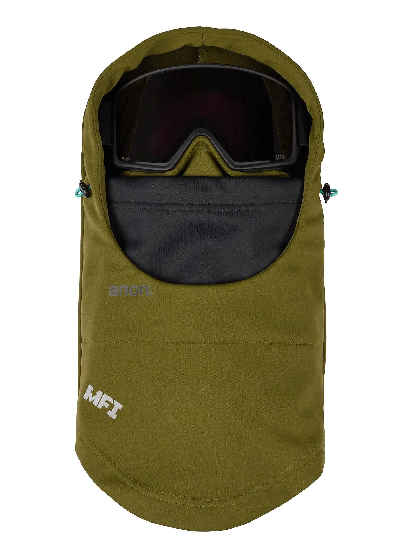 balaclava Anon MFI Hood Clava - Green - men´s