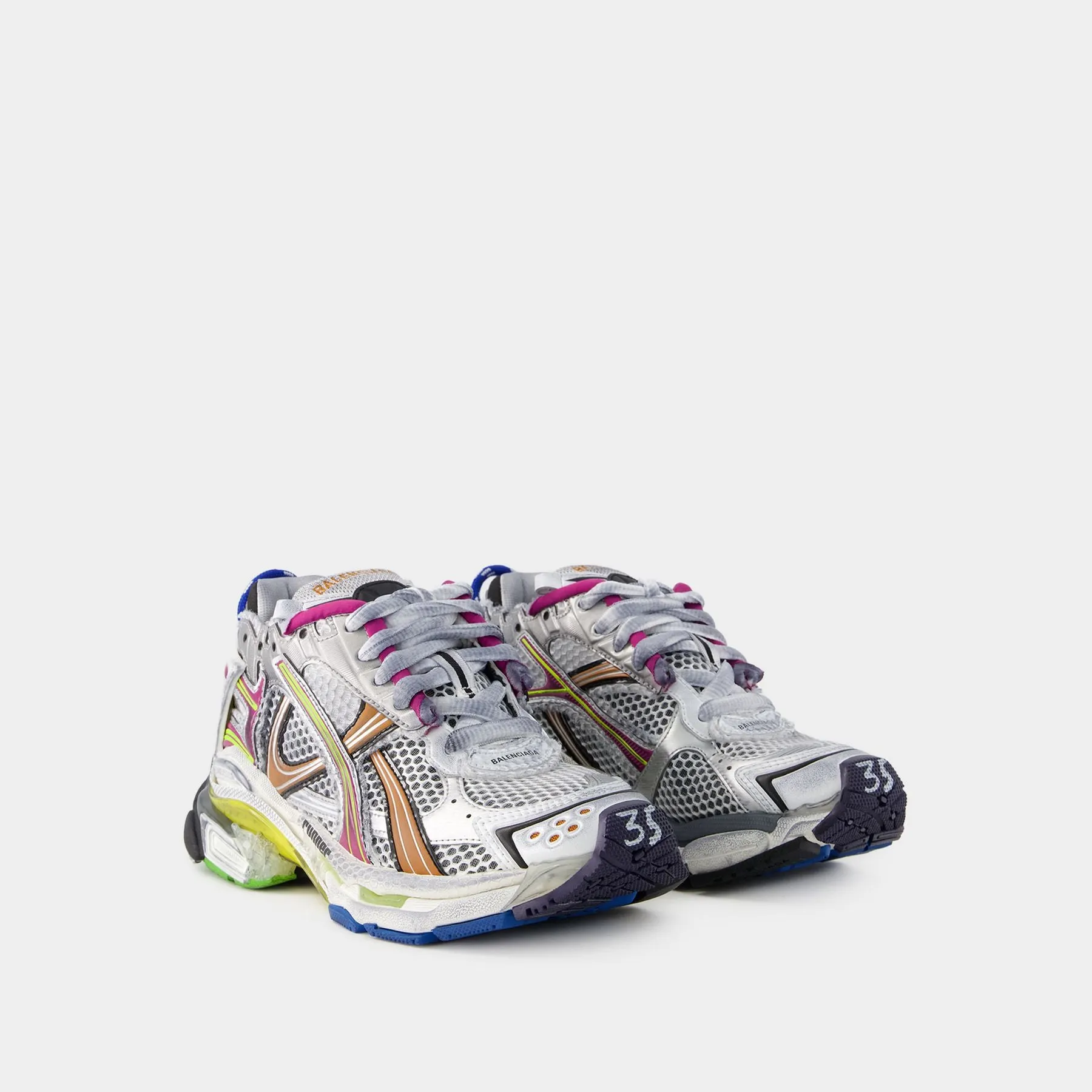 Balenciaga  Runner Sneakers - Balenciaga - Mesh - Multicolor