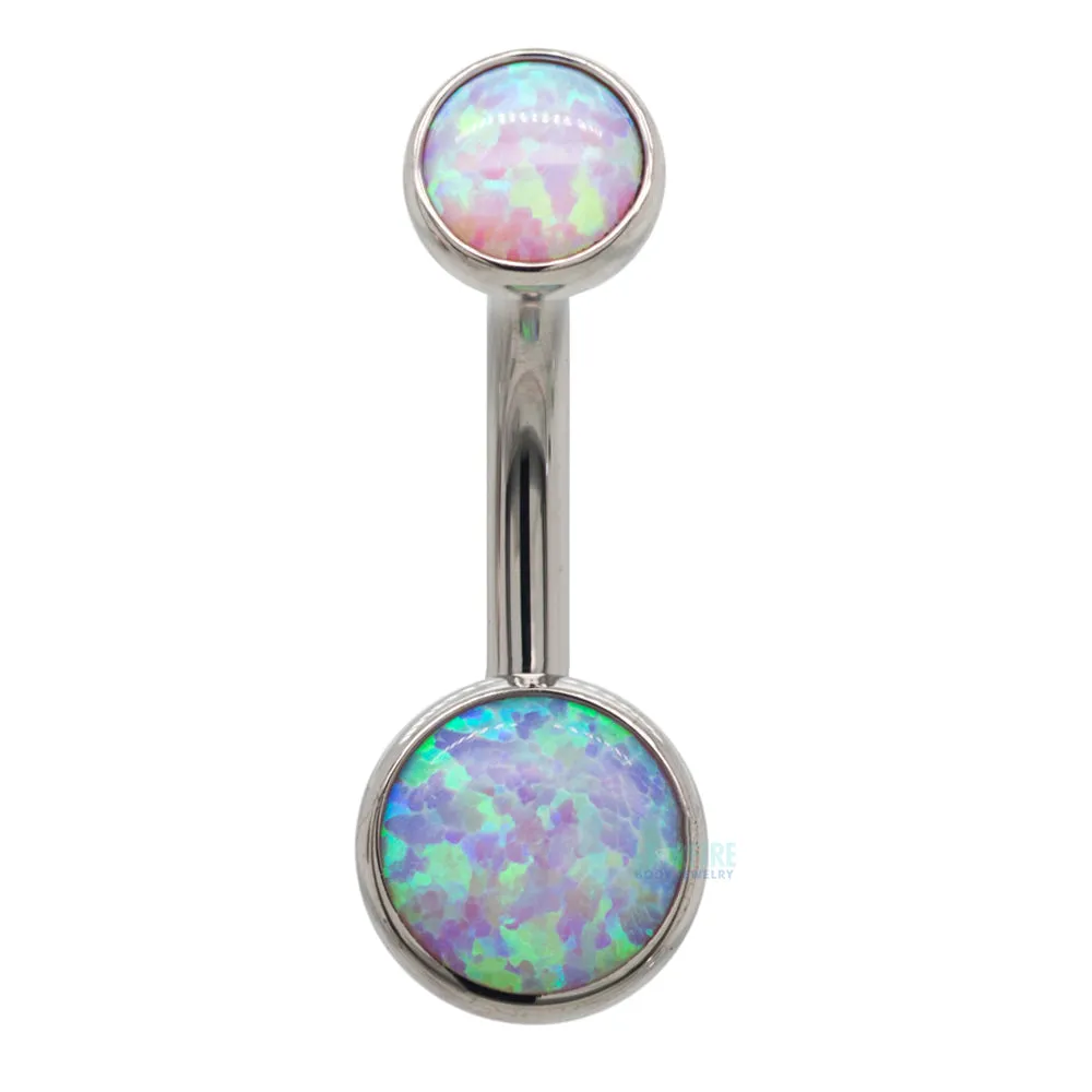 Ball-Set Opal Navel Curve