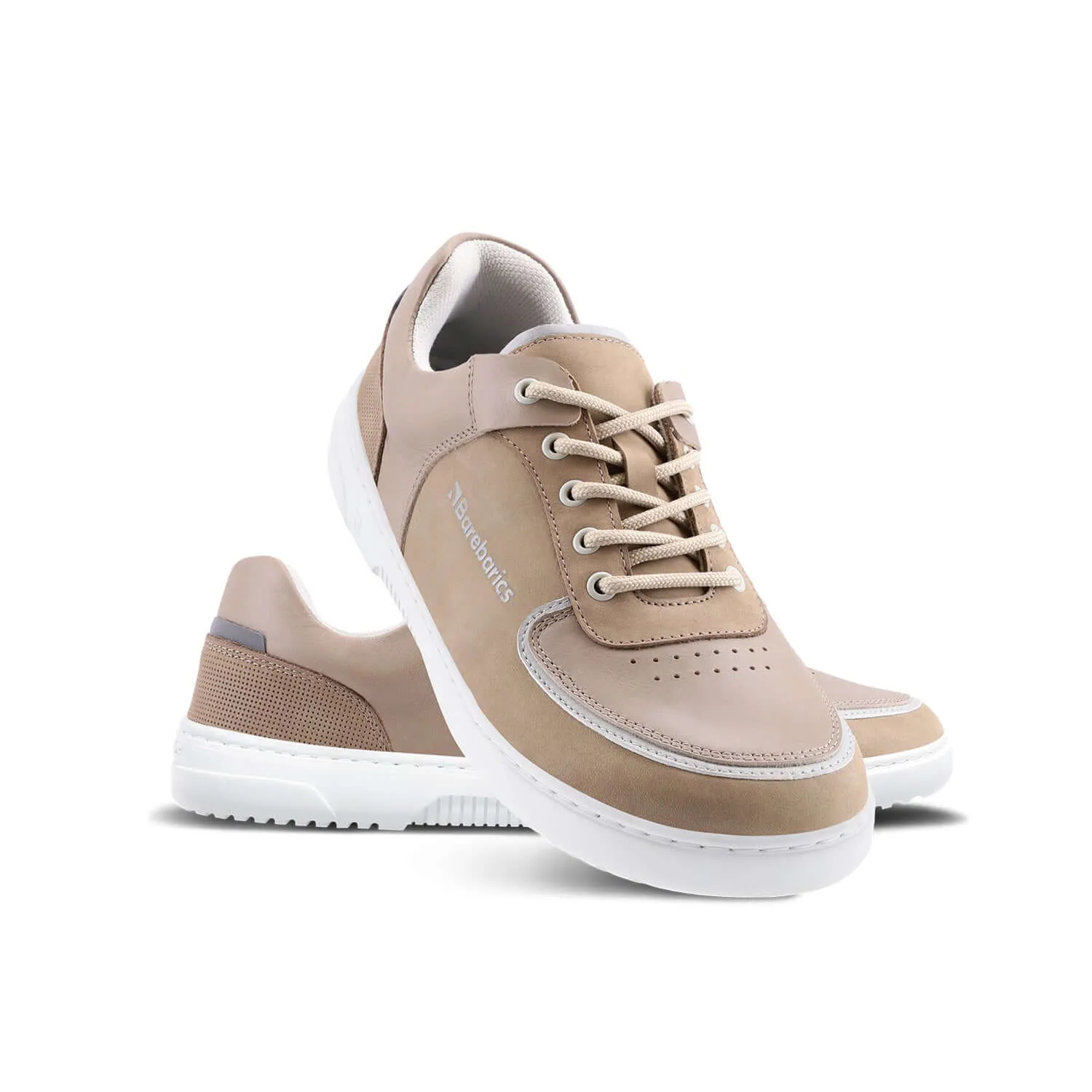 Barefoot Sneakers Barebarics Apollo - Cappuccino Brown