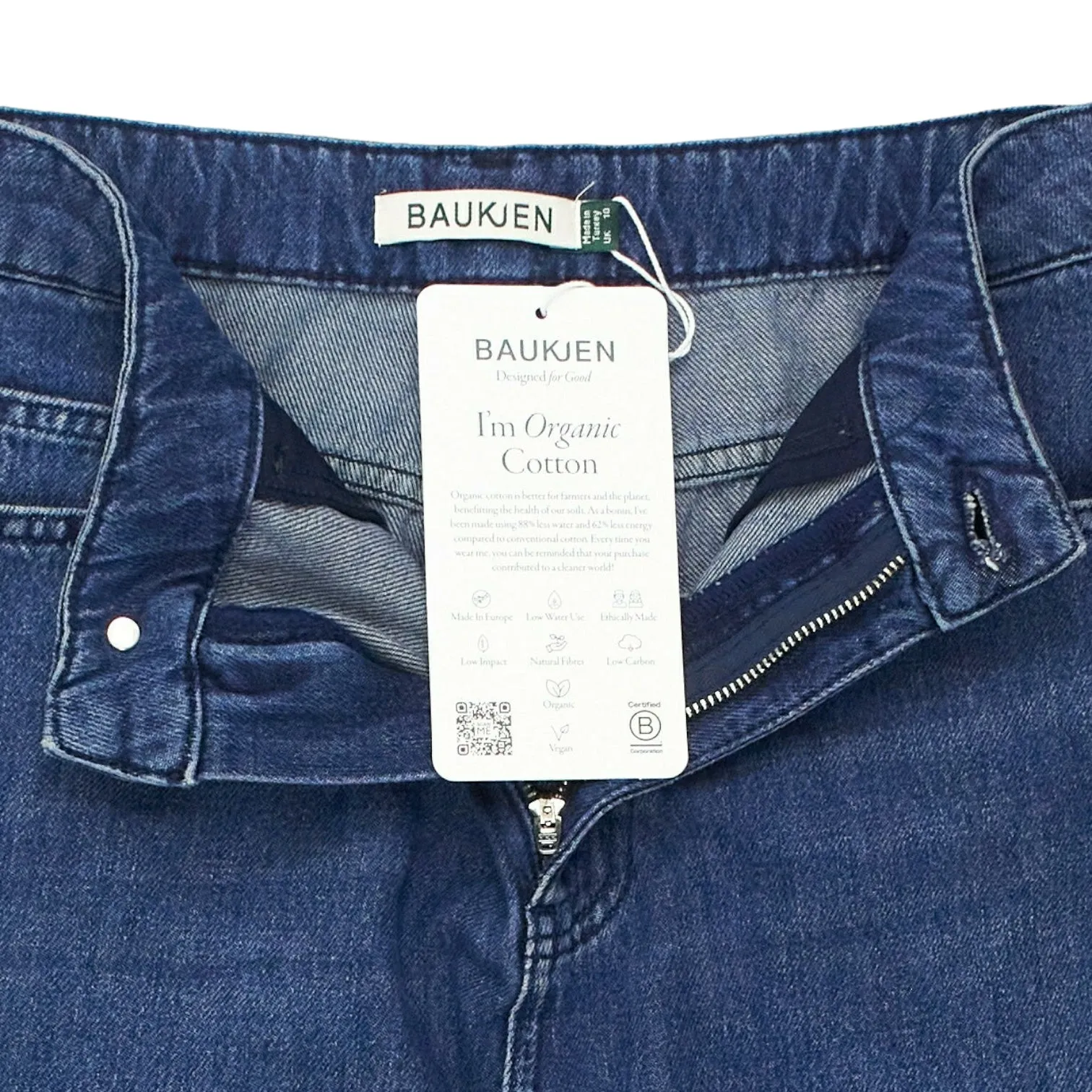 Baukjen Indigo Organic Wide Leg Jeans