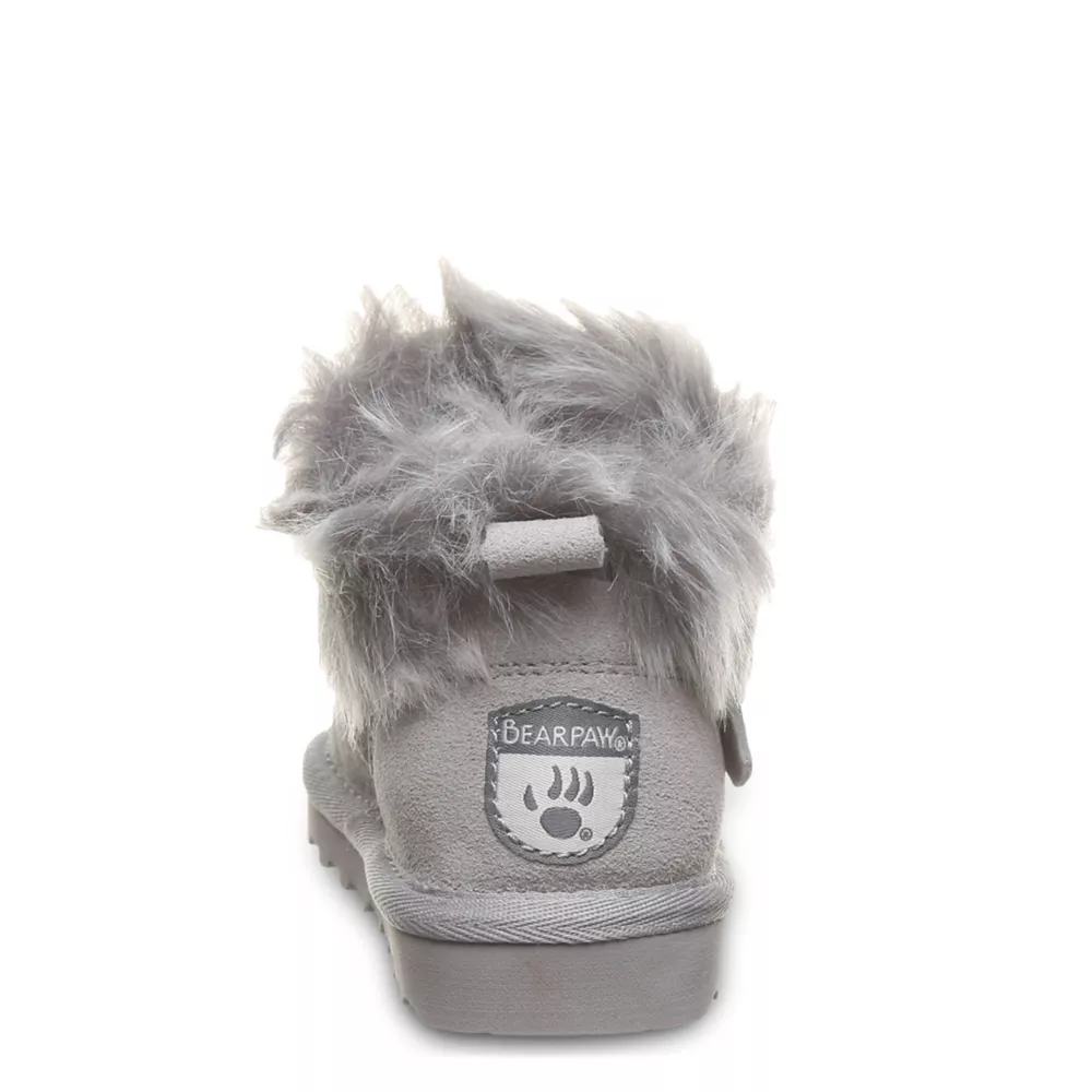 BEARPAW  GIRLS TODDLER-LITTLE KID JASMINE TODDLER FUR BOOT