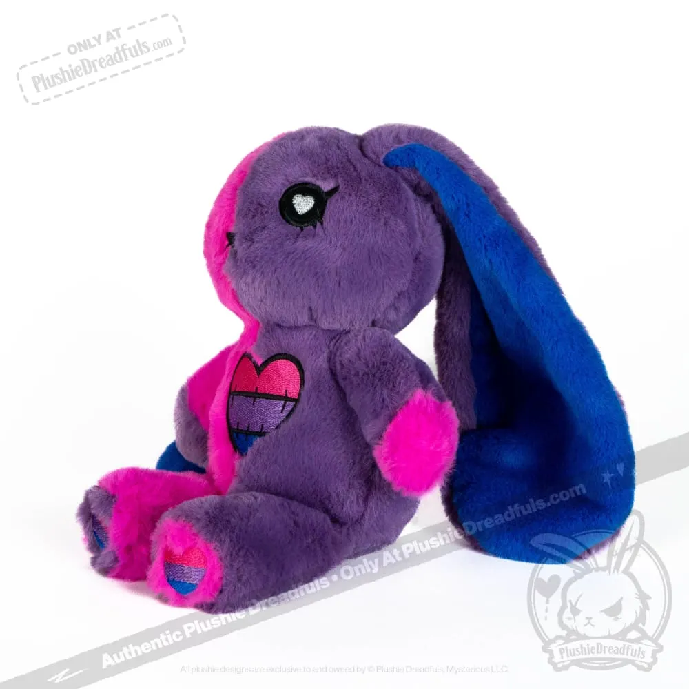 Bi Bunny Plush Stuffed Animal - Plushie Dreadfuls