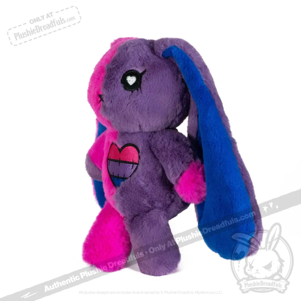 Bi Bunny Plush Stuffed Animal - Plushie Dreadfuls