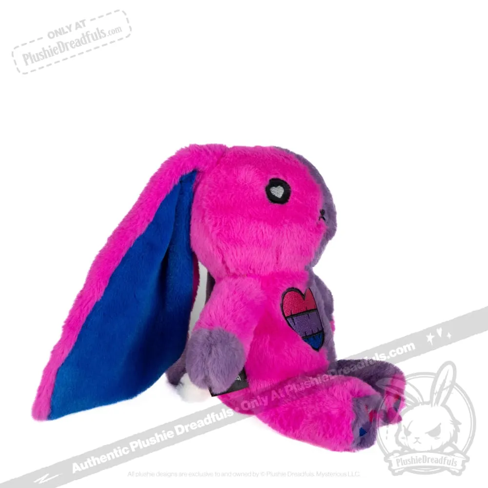 Bi Bunny Plush Stuffed Animal - Plushie Dreadfuls