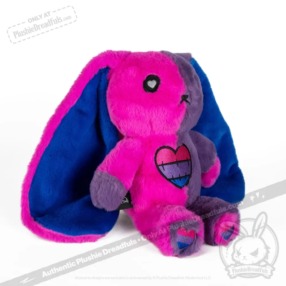 Bi Bunny Plush Stuffed Animal - Plushie Dreadfuls