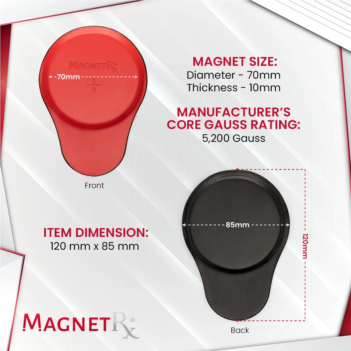 Biomagnetic Therapy Magnets Set (Large 6 Units)