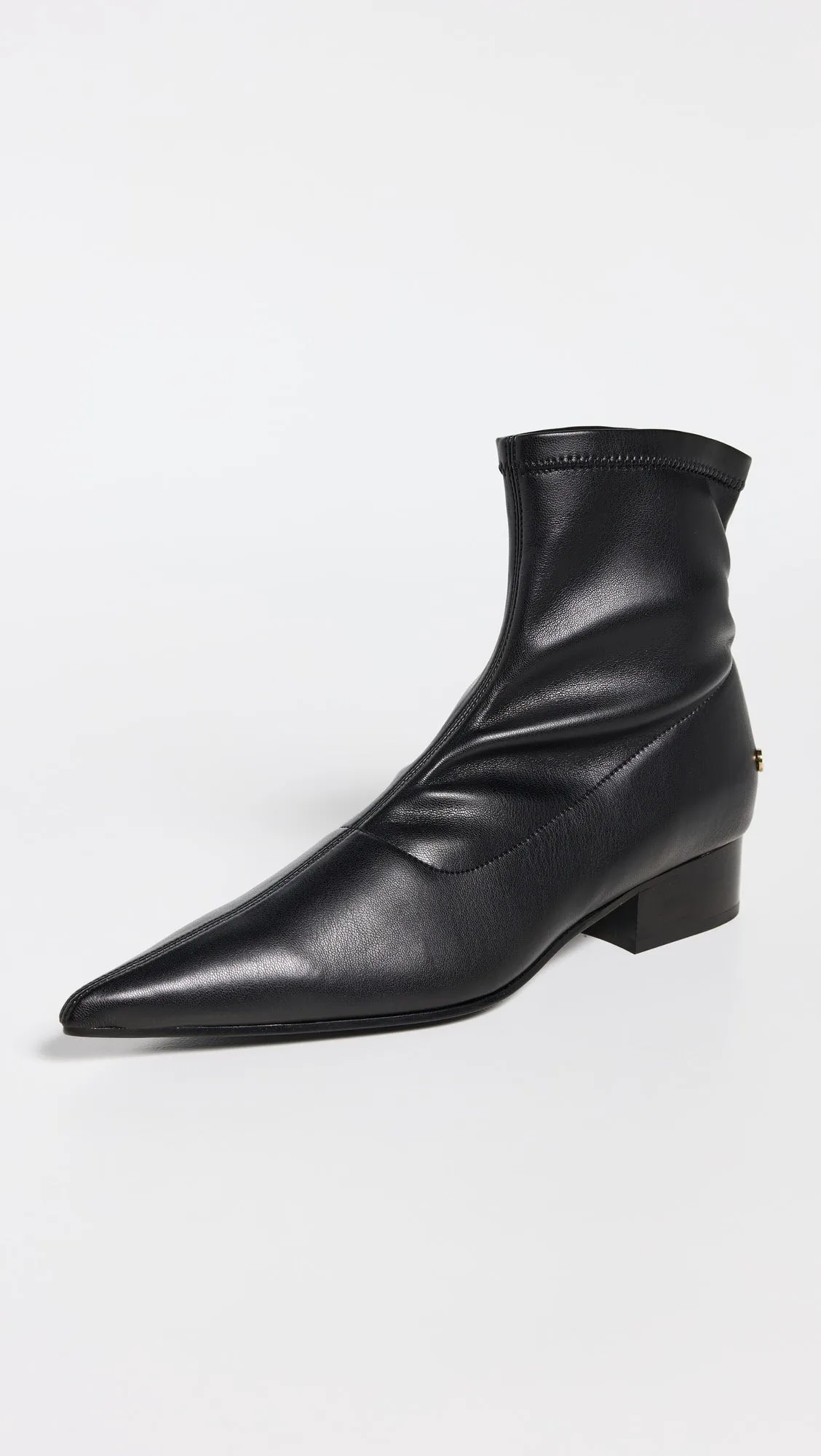 Black Hilda Flat Boots