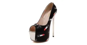 Bold Patent Stiletto Heels