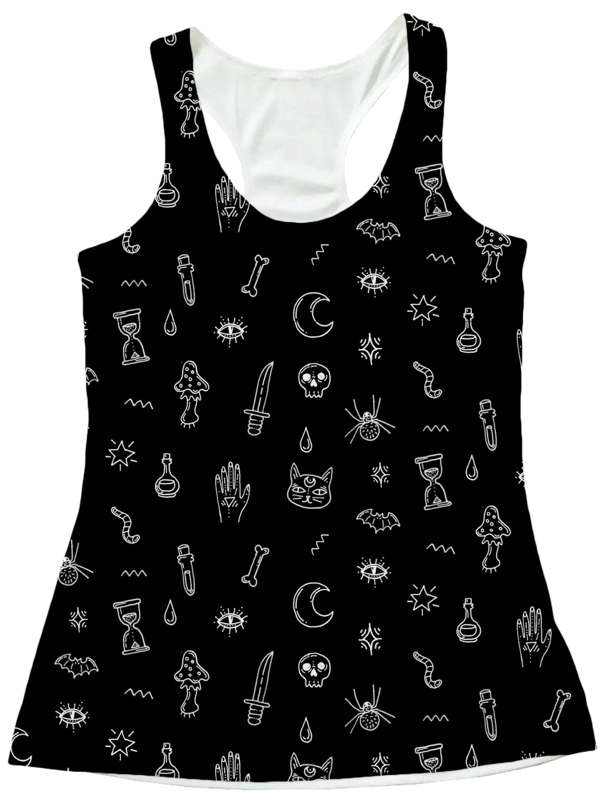 Black Pattern Women's Tank