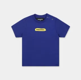 Blue Dsquared2 Logo T-Shirt