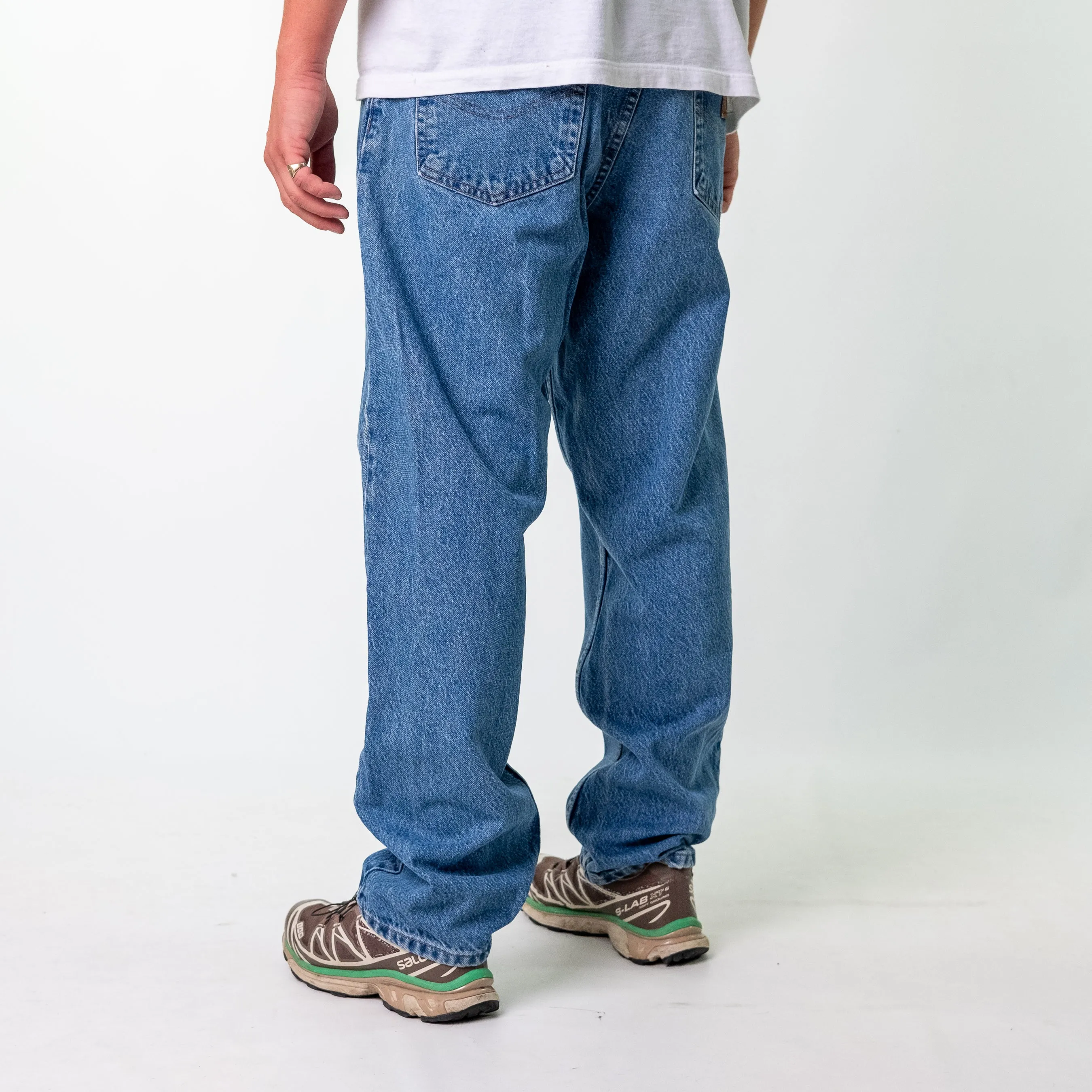 Blue y2ks Carhartt Denim Jeans Baggy Pants (36x32)