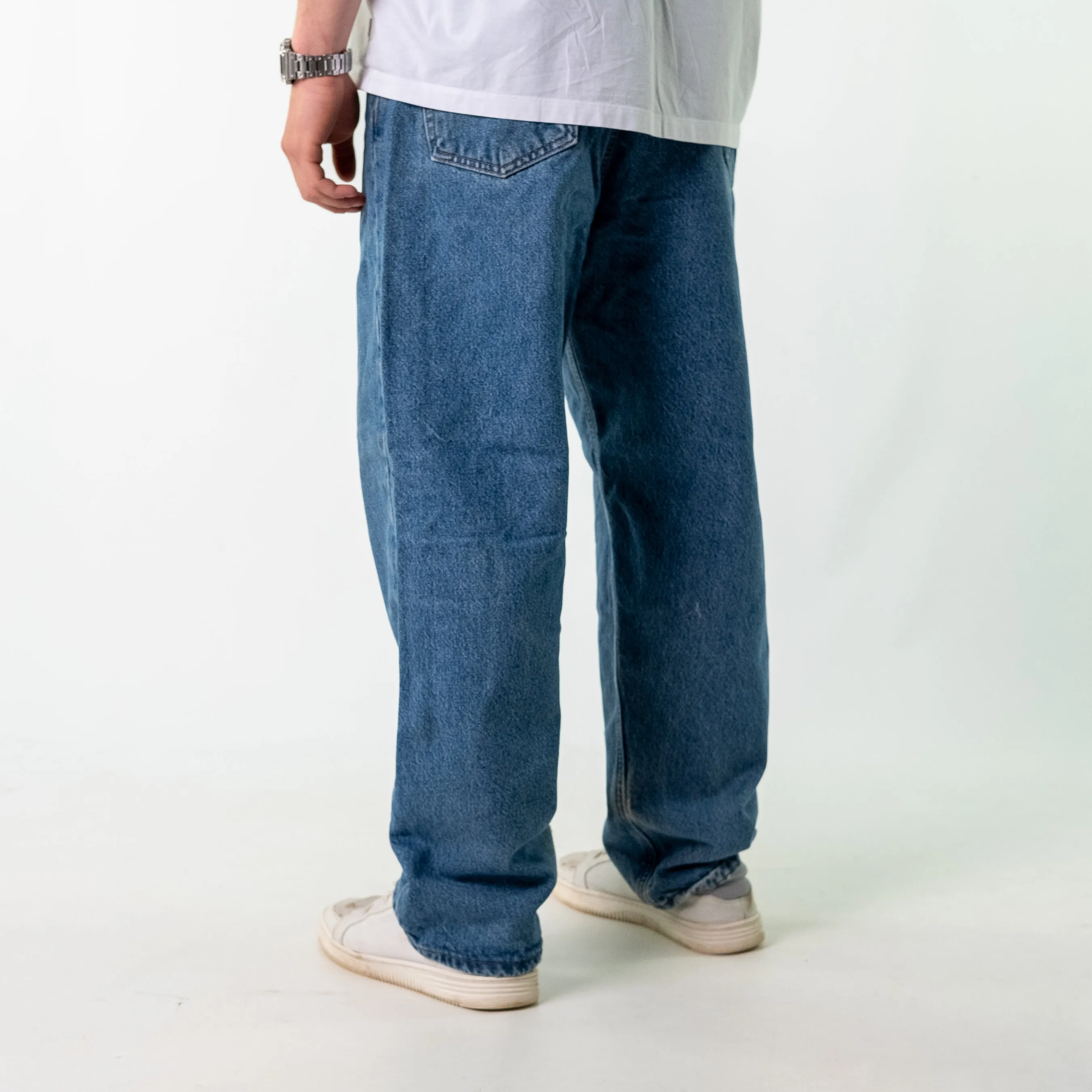 Blue y2ks Carhartt Denim Jeans Baggy Pants (38x30)