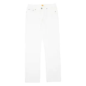 BOSS ORANGE Mens Jeans White Regular Straight W33 L34