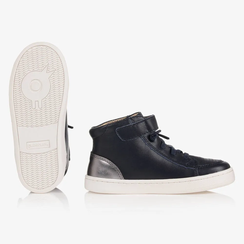 Boys Blue High-Top Trainers