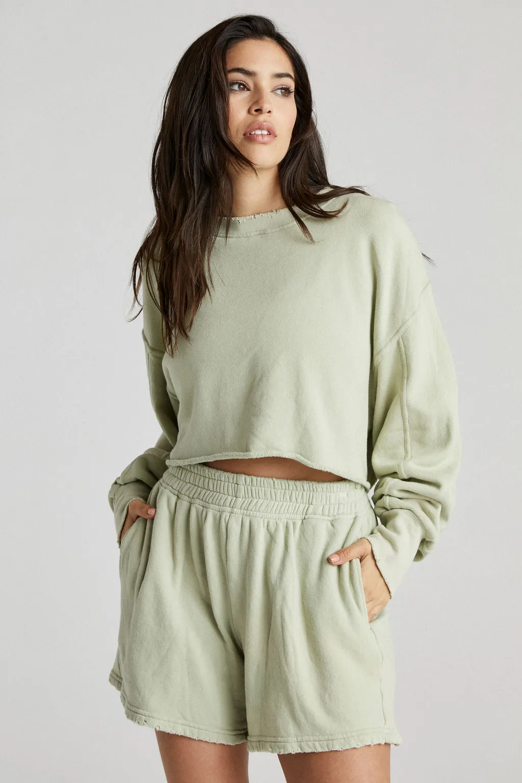 Bridgette Crop Sweatshirt