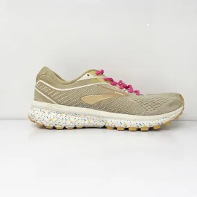 Brooks Womens Ghost 12 1203051B177 Beige Running Shoes Sneakers Size 8 B