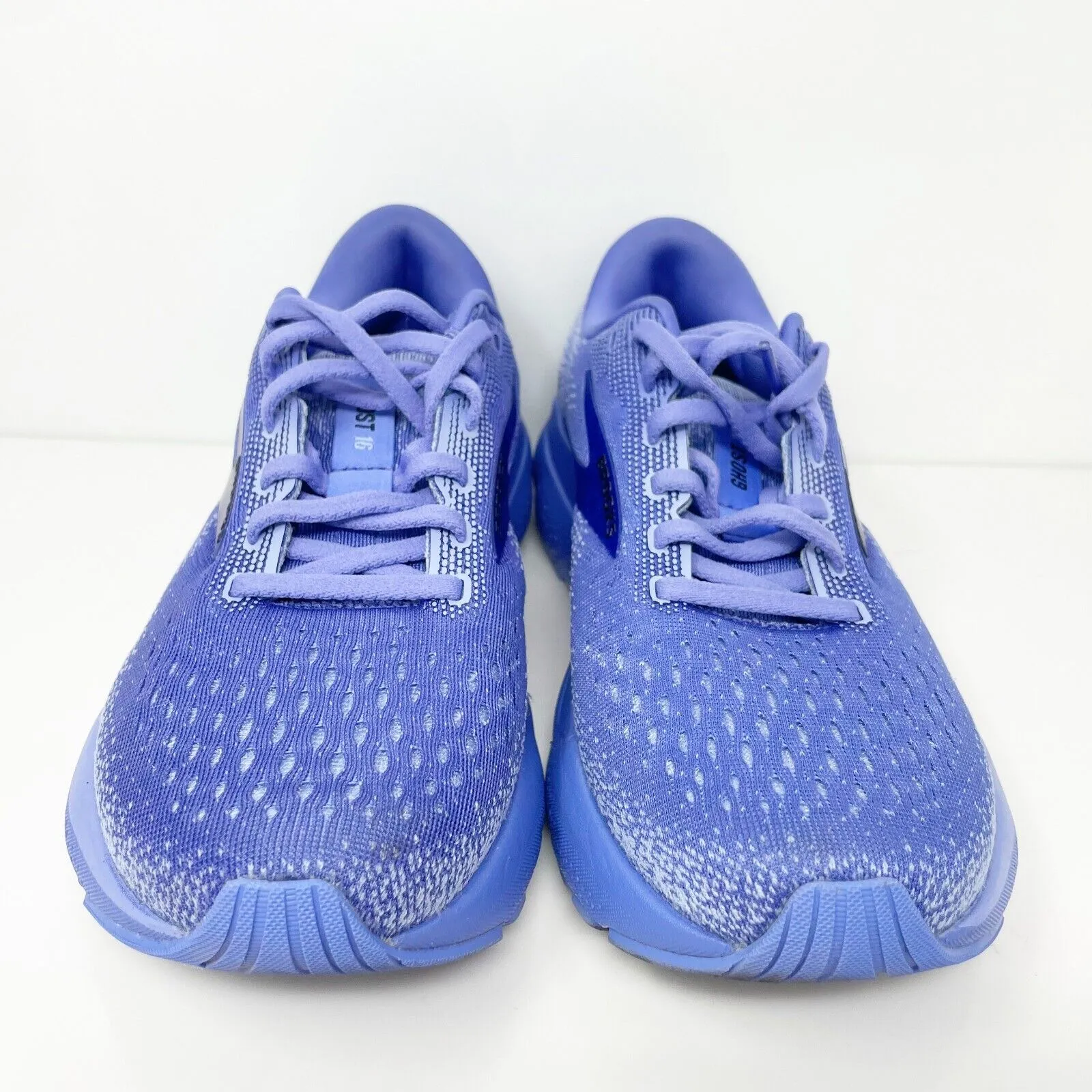 Brooks Womens Ghost 16 1204071B445 Blue Running Shoes Sneakers Size 7.5 B