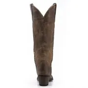 Brown Leather Lane Plain Jane Cowboy Boots