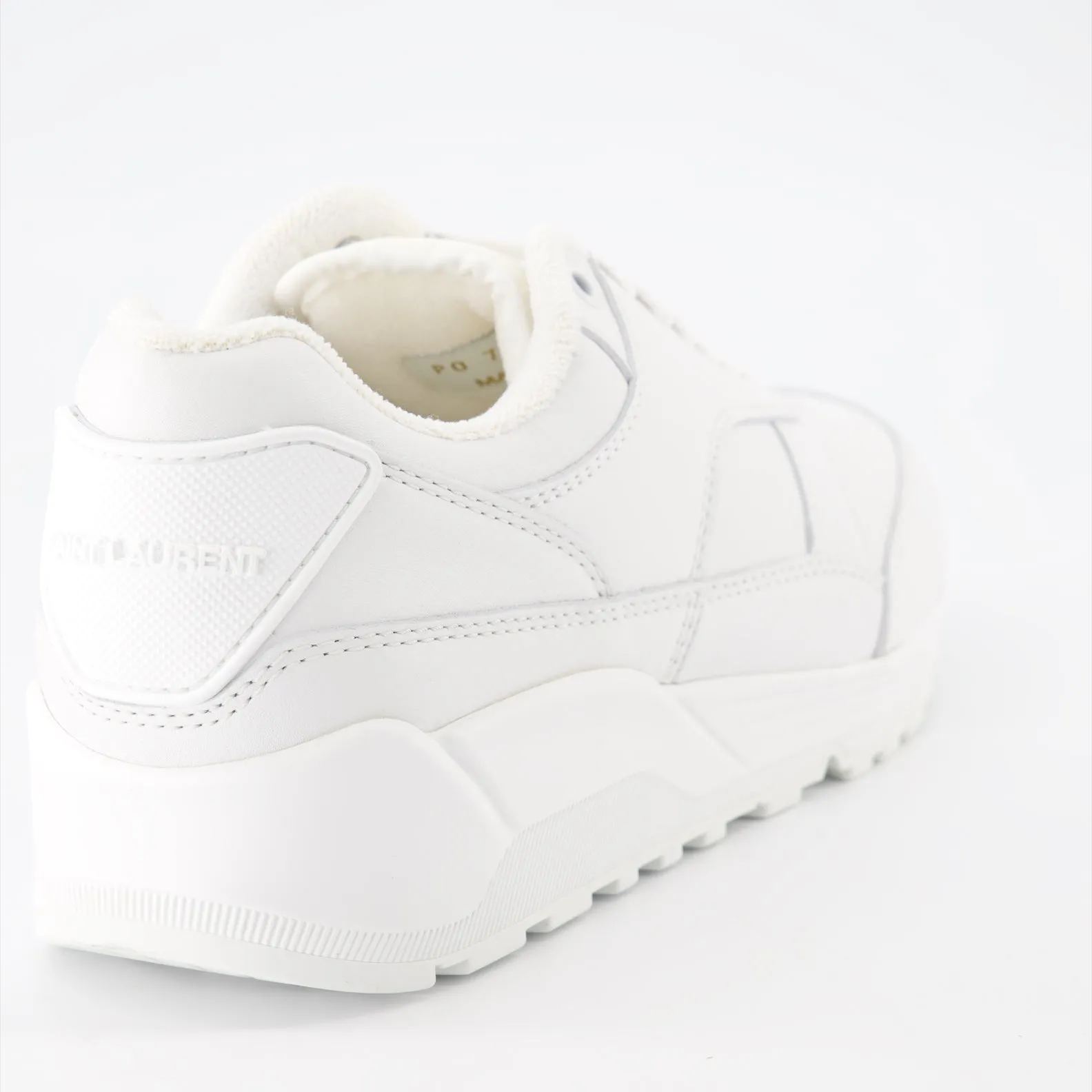 Bump Smooth Leather Sneakers