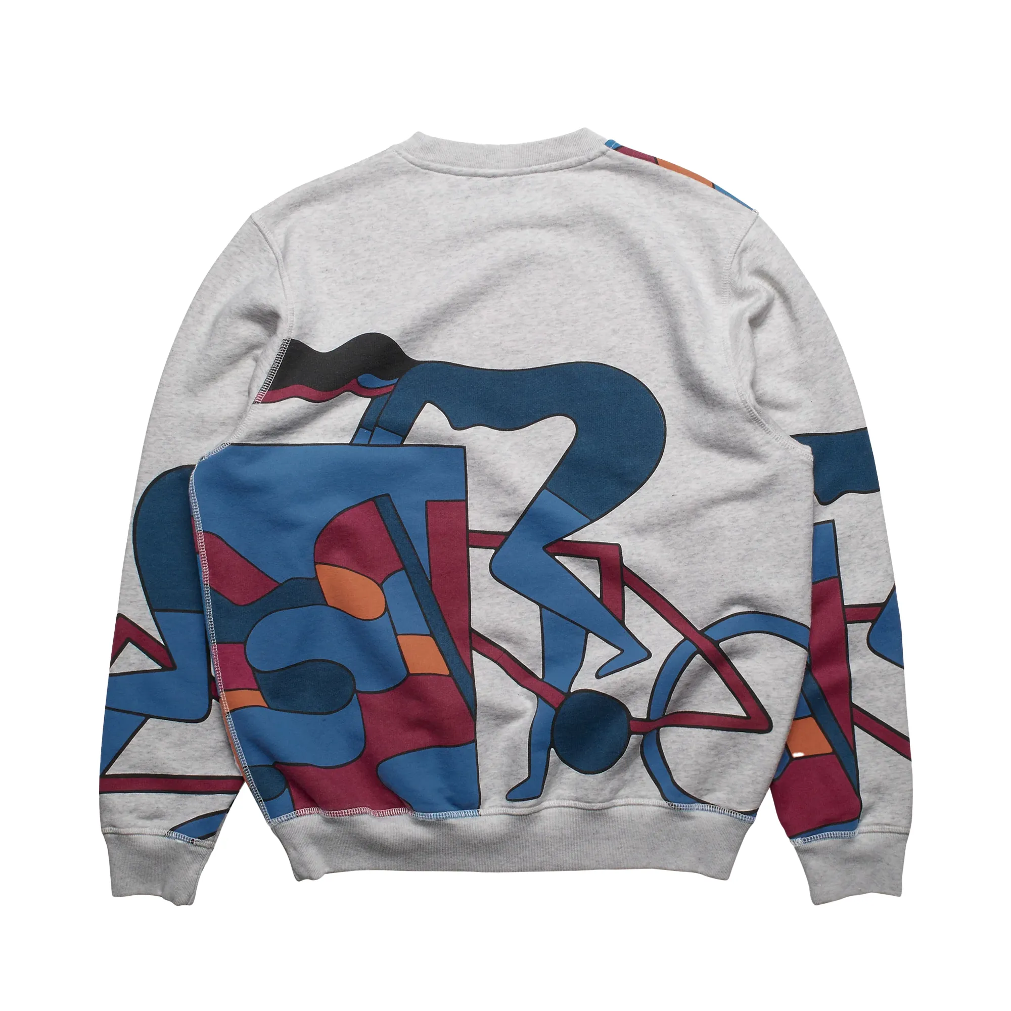 Parra Etappe 17 Crew Neck Sweatshirt in Heather Grey - Style Code 50310