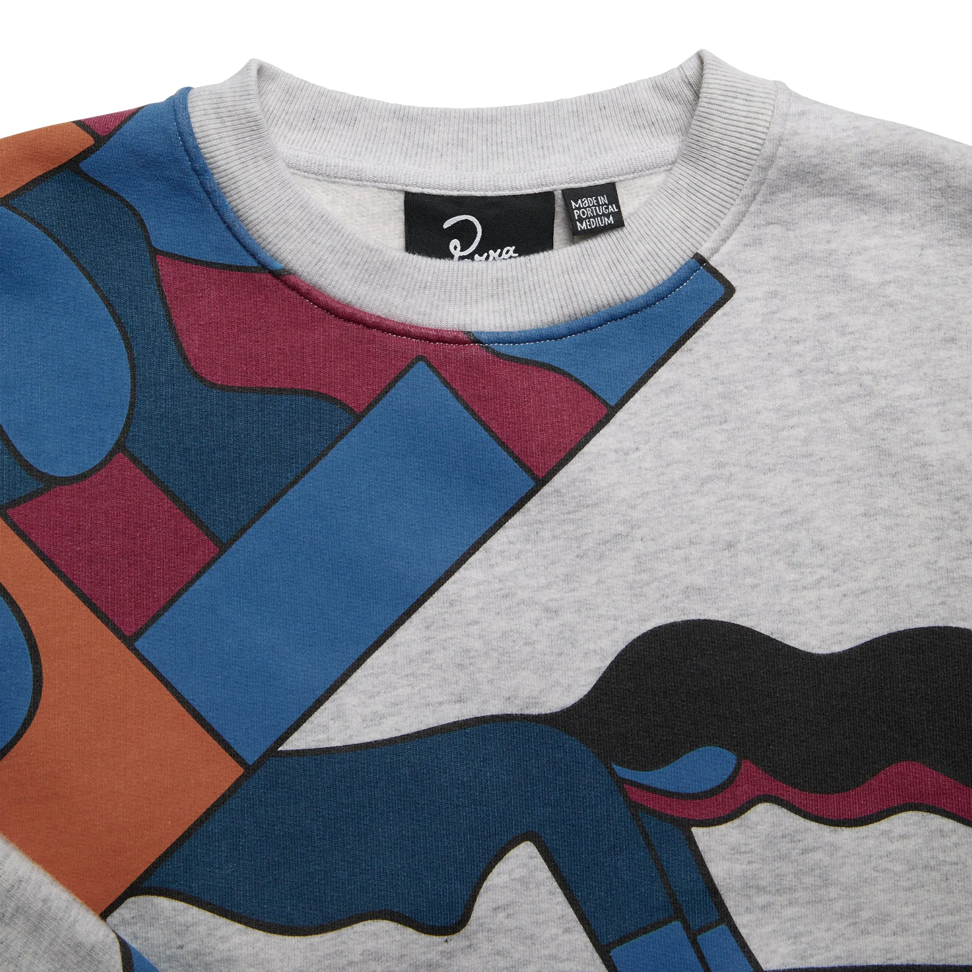 Parra Etappe 17 Crew Neck Sweatshirt in Heather Grey - Style Code 50310