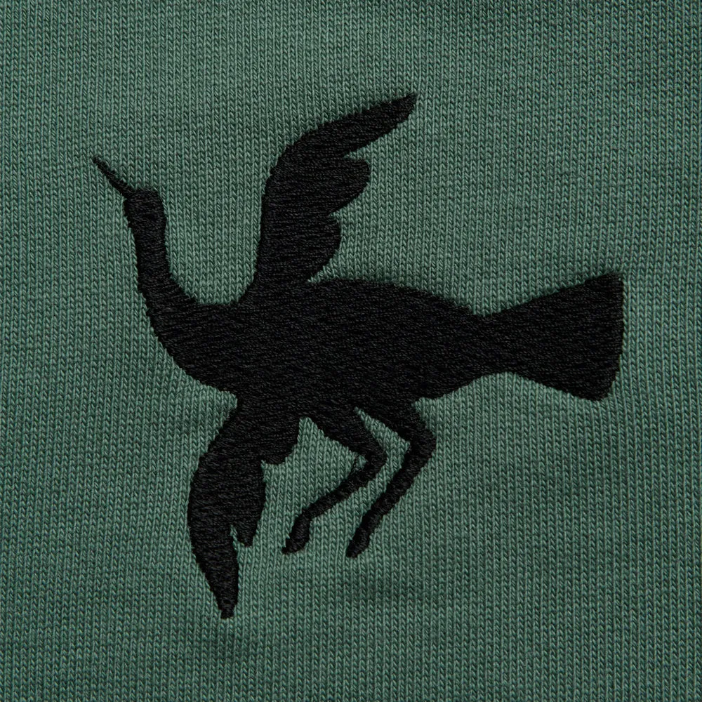 BY PARRA SNAKED BY A HORSE CREW NECK SWEATSHIRT // PINE GREEN