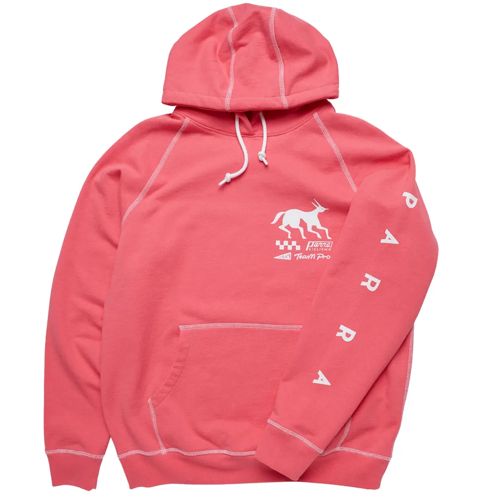 BY PARRA UNDER PINK WATERS HOODED SWEATSHIRT // GRAPE