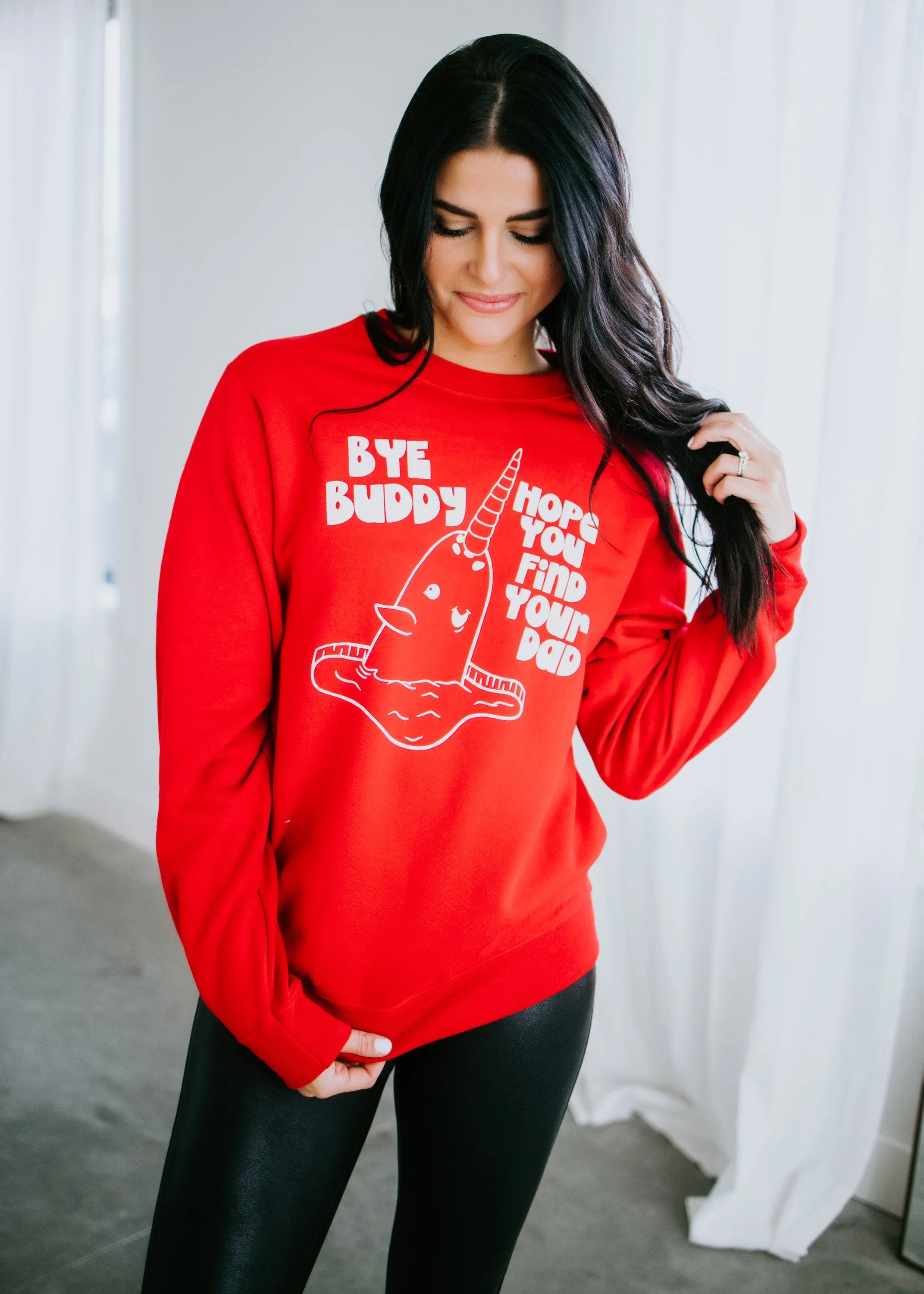 Bye Buddy Graphic Sweatshirt