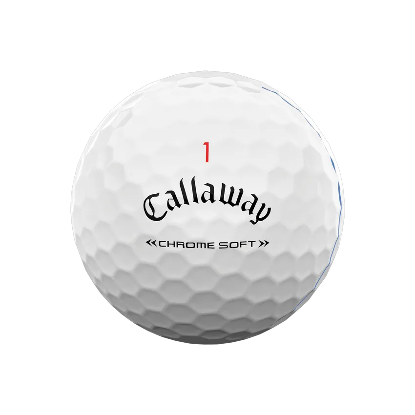 Callaway Chrome Soft Triple Track Golf Balls White 12 Pack 2022