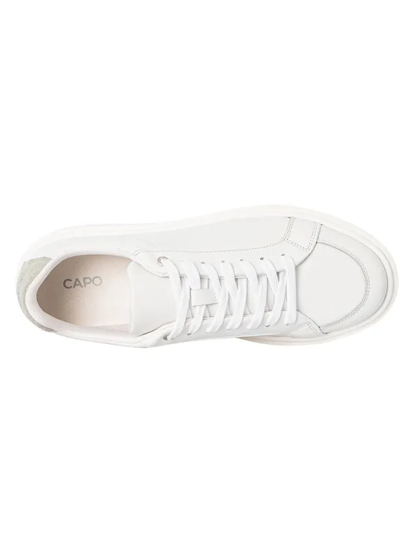 CAPO Essential Leather Trainers - White